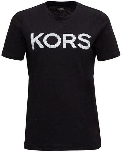 Michael Kors Basic Tshirt  blackblack  Zalandocouk
