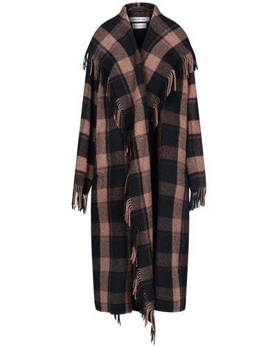 Balenciaga "blanket" Coat - Brown