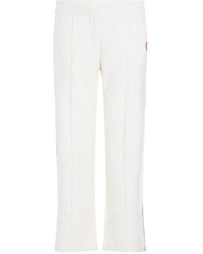Casablanca Summer Logo Patch Track Trousers - White