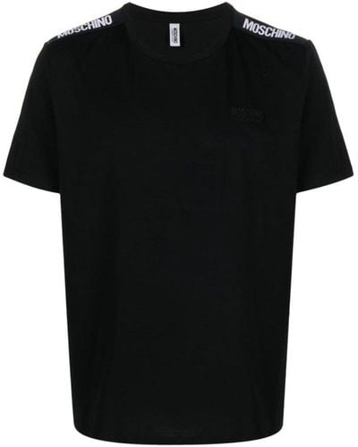 Moschino Logo-printed Crewneck T-shirt Set - Black