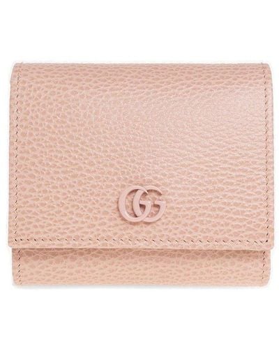 Gucci Wallet With Logo - Pink