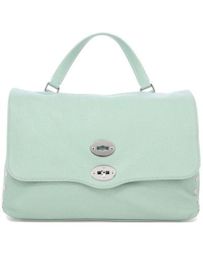 Zanellato Postina M Daily Foldover Top Handbag - Green