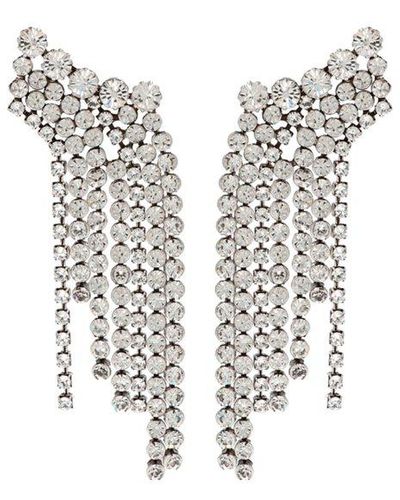 Isabel Marant Crystal Earrings - White