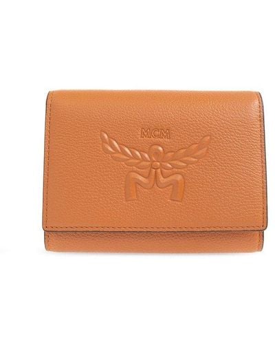MCM 'himmel' Wallet, - Orange
