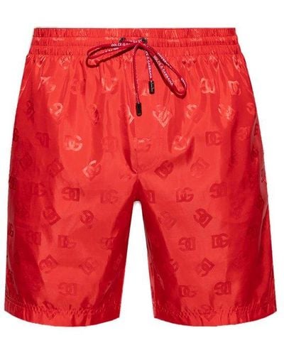 Dolce & Gabbana Swim Shorts - Red