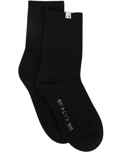 1017 ALYX 9SM Logo Socks - Black
