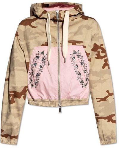DSquared² Camo Jacket, - Pink
