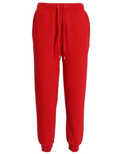 MICHAEL Michael Kors Logo Printed Sweatpants - Red