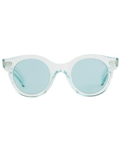 Cutler and Gross 1390 Round Frame Sunglasses - Blue