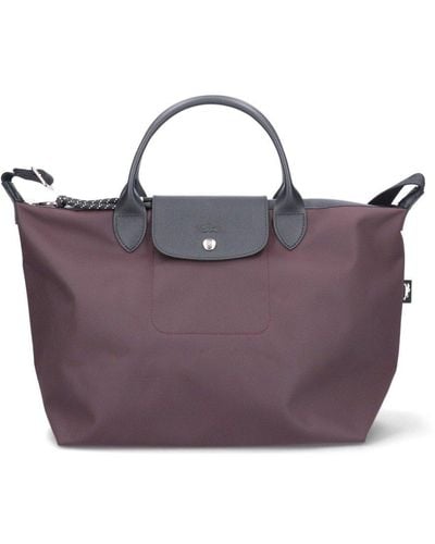Longchamp Le Pliage Energy Medium Tote Bag - Purple