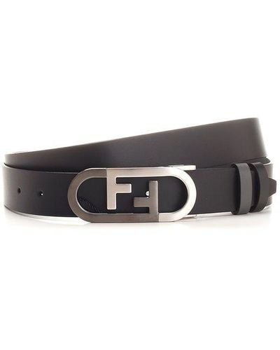 FENDI: belt for man - Tobacco  Fendi belt 7C0424AGR9 online at