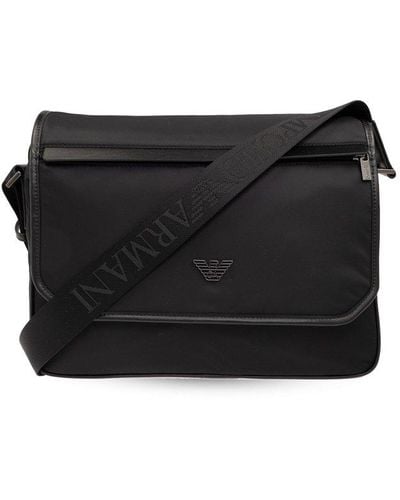 Emporio Armani Sustainability Collection Shoulder Bag - Black