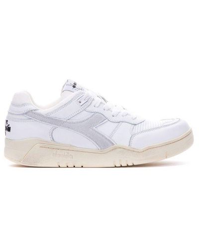 Diadora B.560 Heritage Lace-up Trainers - White