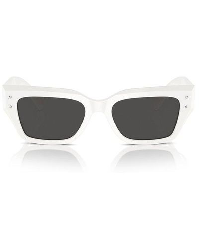Dolce & Gabbana Cat-eye Sunglasses - White