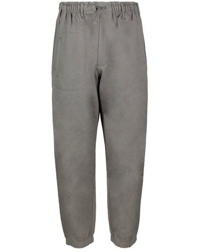 Y-3 Toggle Fastening Track Pants - Gray