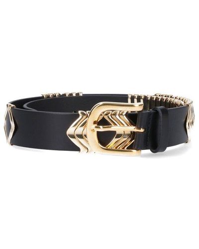 Isabel Marant Chevron-motif Belt - Black