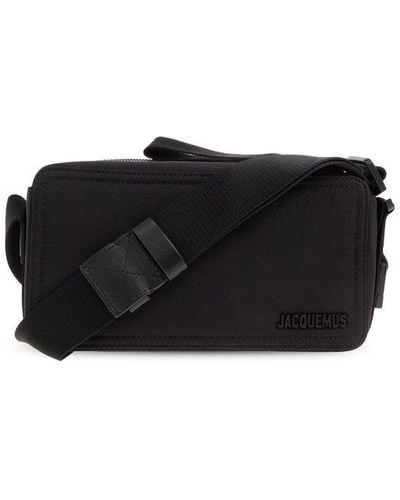 Jacquemus 'le Cuerda Horizontal' Shoulder Bag, - Black