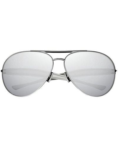 Bottega Veneta Aviator Frame Sunglasses - Gray