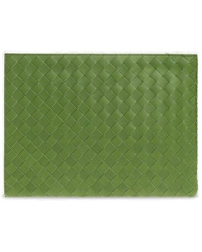 Bottega Veneta Intrecciato Briefcase - Green