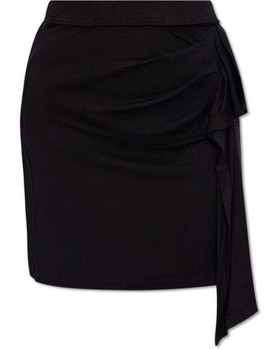 IRO 'kalea' Draped Skirt, - Black