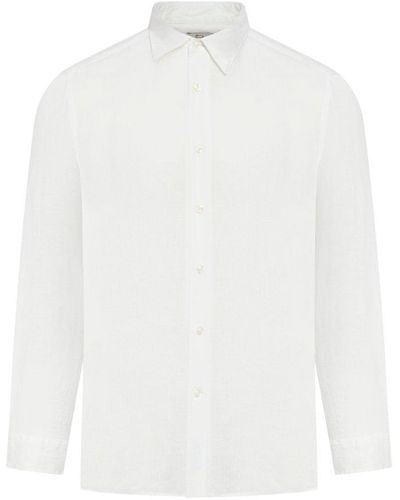 Woolrich Long-sleeved Button-up Shirt - White