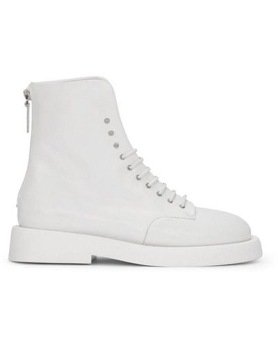 Marsèll Gommello Lace-up Boots - White