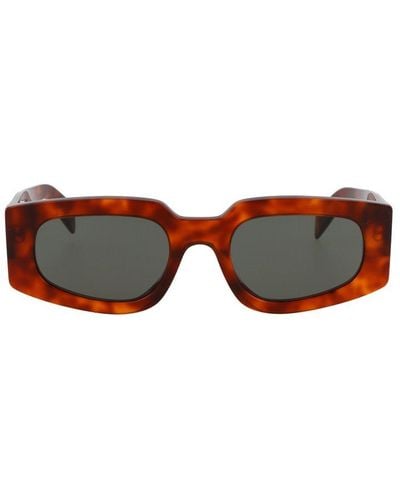 Retrosuperfuture Tetra Square Frame Sunglasses - Brown