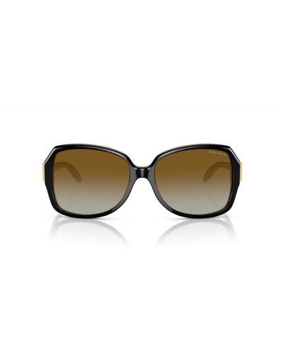 Ralph Lauren Square Frame Sunglasses - Metallic