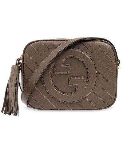 Gucci 'blondie Small' Shoulder Bag, - Brown