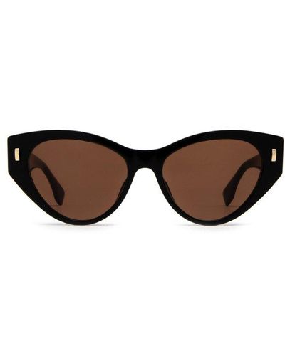 Fendi Cat-eye Sunglasses - Black