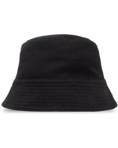 Rick Owens Bucket Hat With Pocket - Black