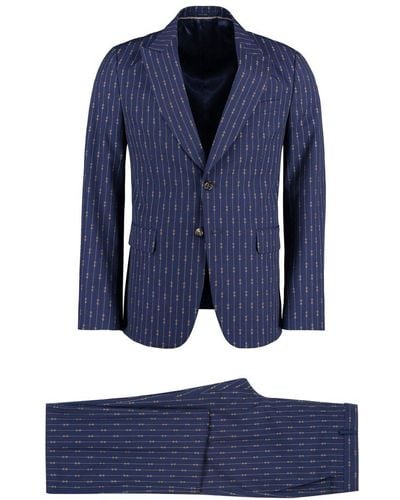 Gucci Wool Two-piece Suit - Blue