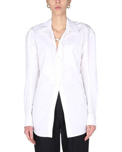 Alexander Wang Shirt With Cut Out Detail - White