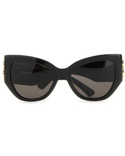 Balenciaga Acetate Bossy Cat Sunglasses - Black
