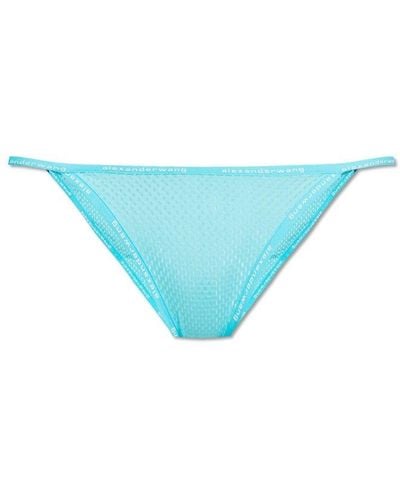 Alexander Wang String Bikini Briefs - Blue