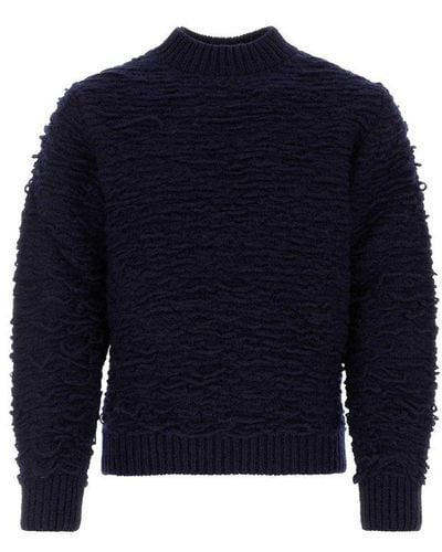 Dries Van Noten Mello Crewneck Sweater - Blue