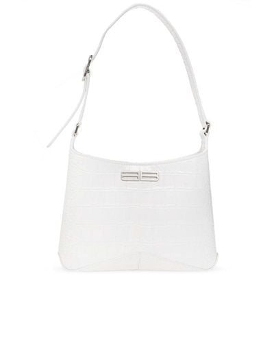 Balenciaga Xx Small Hobo Shoulder Bag - White