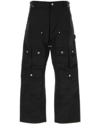 Junya Watanabe Pocket-detailed Cargo Trousers - Black