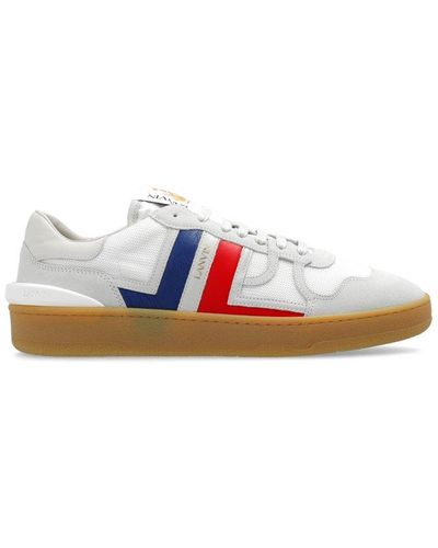 Lanvin Clay Lace-up Seakers - White