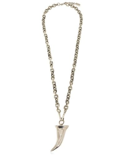 Givenchy Horn Necklace - Metallic