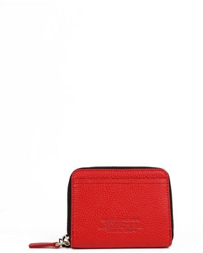Marc Jacobs Red Zip Around Wallet