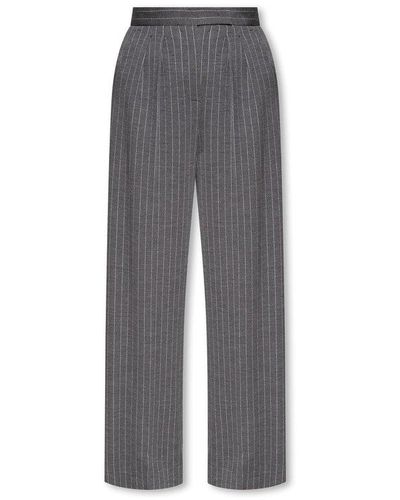 Max Mara 'valeria' Wool Pants - Gray