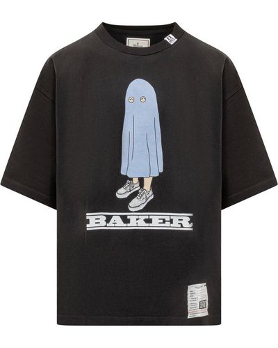 Maison Mihara Yasuhiro Graphic-printed Crewneck T-shirt - Black