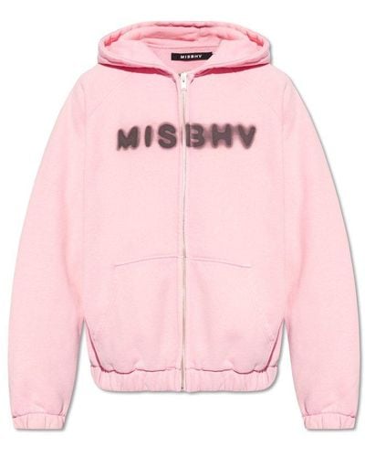 MISBHV Hoodie With Logo, - Pink
