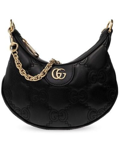 Gucci Quilted Shoulder Bag - Black