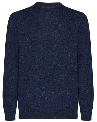 Barbour Tisbury Crewneck Knitted Sweater - Blue