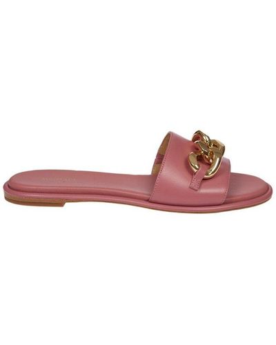 michael kors pink flat shoes