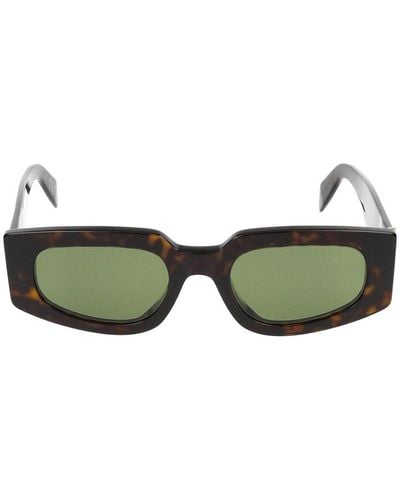 Retrosuperfuture Round-frame Sunglasses - Green