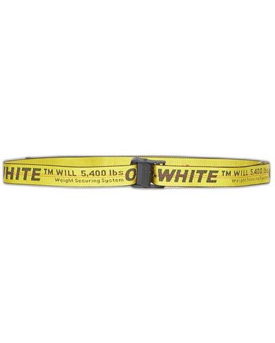 Off-White c/o Virgil Abloh 2021 Industrial Waist Belt w/ Tags - Yellow Belts,  Accessories - WOWVA55263