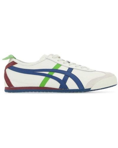 Onitsuka Tiger Logo Patch Lace-up Sneakers - Green
